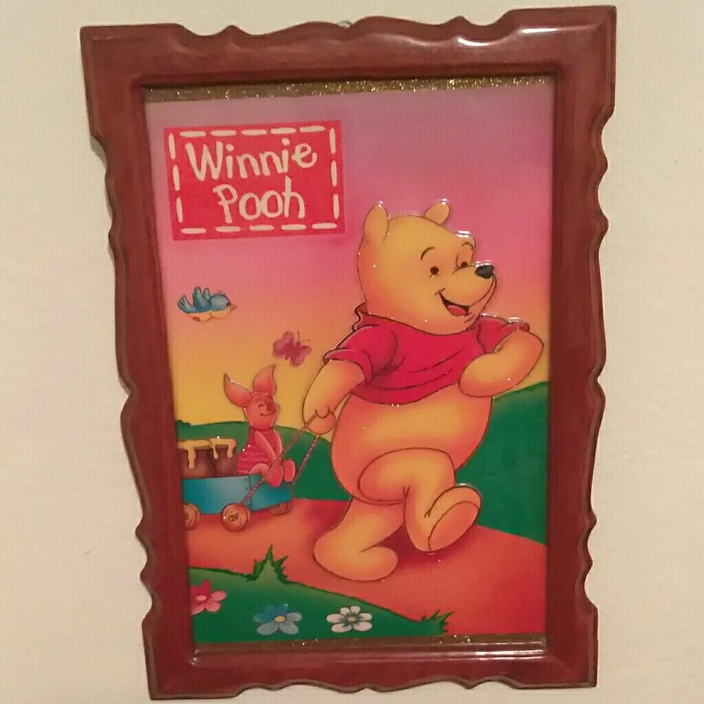 Vintage Winnie Pooh & Piglet 3D picture